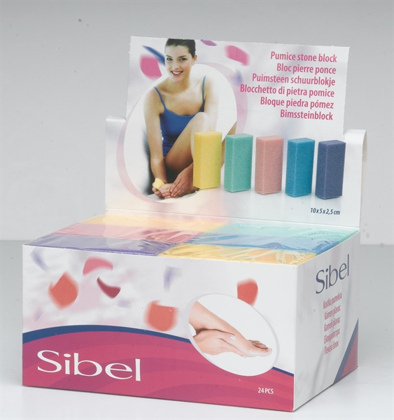 Sibel display met 24 voetsponsen