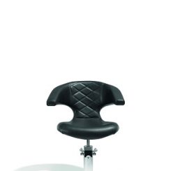 sibel sensualis kappersstoel zwart ronde voet