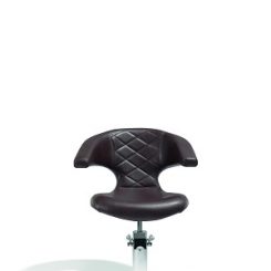 sibel sensualis kappersstoel bruin ronde voet