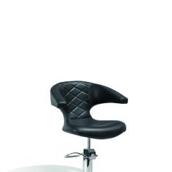 sibel sensualis kappersstoel zwart vierkante voet