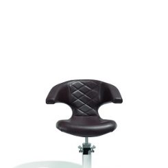 sibel sensualis kappersstoel bruin vierkante voet