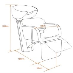 Sibel opera cool wasbak zwart obb