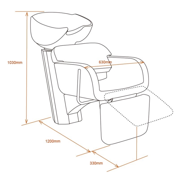 Sibel opera cool wasbak zwart obb