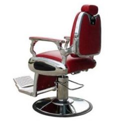 Sibel arrow kappersstoel vr heren rood barburys