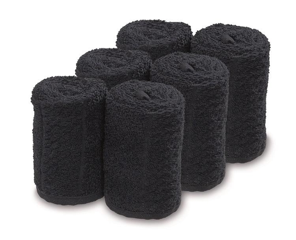 Sibel take care handdoeken 6st zwart barburys