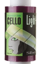 Sibel strengen folie met afscheurstrook 15cm 500mt