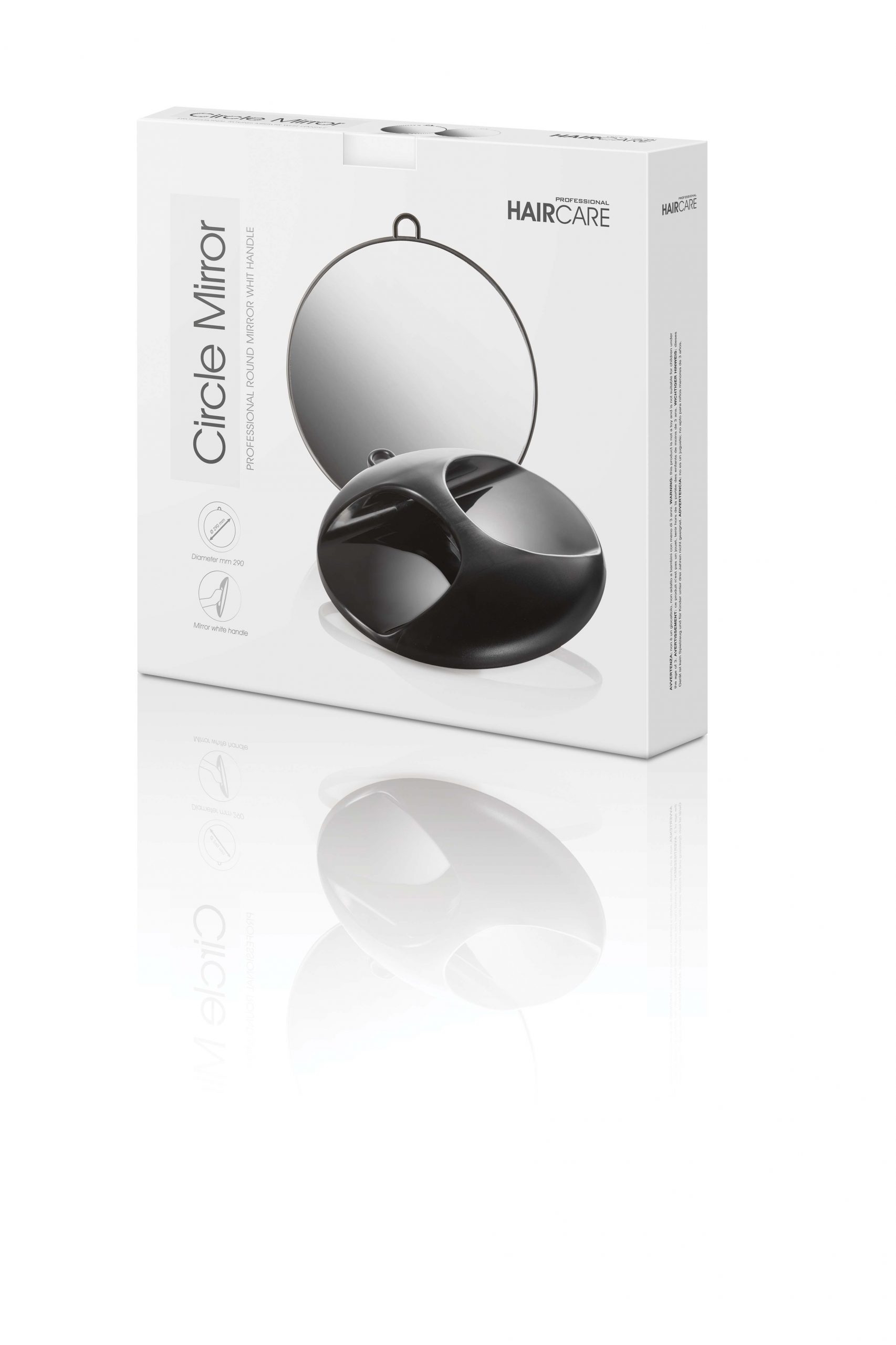 XanItalia Haircare Circle Mirror Black - Afbeelding 3