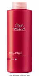 Wella Brilliance Shampoo Dik Haar 1000ml