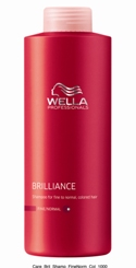 Wella Brilliance Shampoo Fijn/Normaal Haar 1000ml