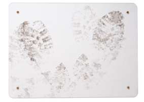 Sibel muurbeschermplaat in plexi 55x40cm