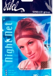 Sibel nachtmuts luxe rose