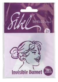 Sibel knotnet donkerbruin bun net 2st