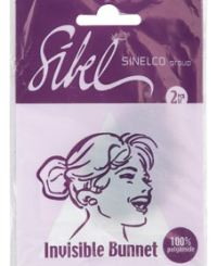 Sibel knotnet lichtbruin bun net 2st