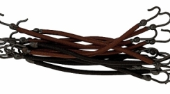 Sibel elastiekjes met 2 haakjes 12 stk zwart