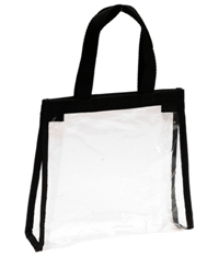 Sibel toilettas transp pvc 22x19x6cm zwart