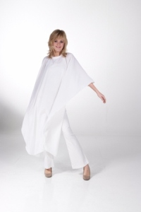 Sibel flexi kaplaken m/drukknopen wit