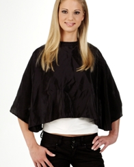 Sibel flexi kaplaken met velcrosluiting zwart