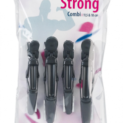 Sibel strong 2xl+2s verdeelclips zwart met gelede bek