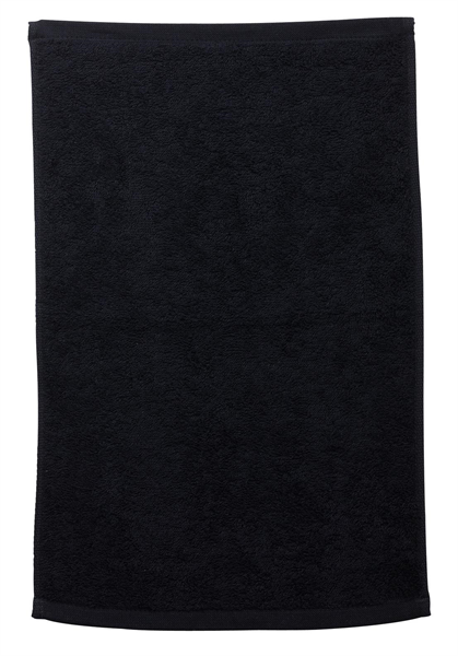 Sibel bob tuo badstof handdoek 45x28cm zwart