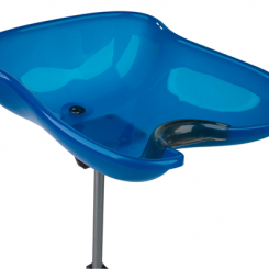 Sibel compact draagbare wastafel blauw transparant