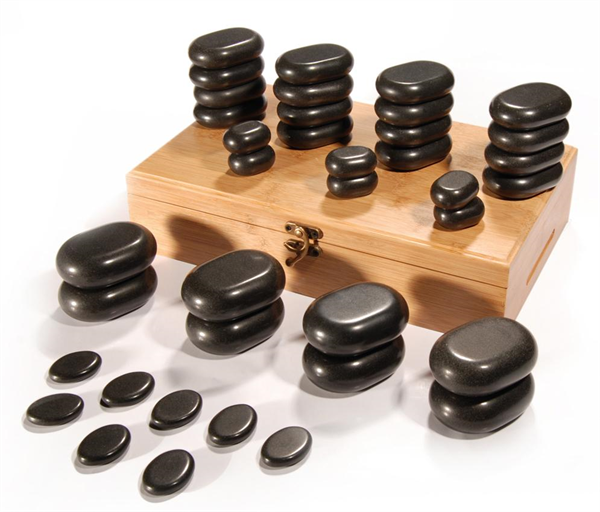Sibel 36 massagestenen set full body