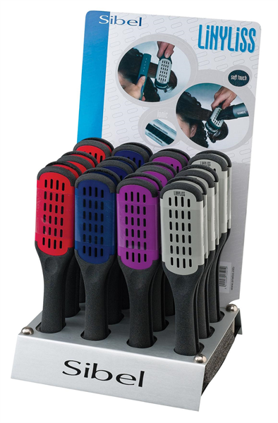 Sibel linyliss display met 12 borstels