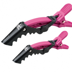 Sibel strong 2xl+2s verdeelclips roze met gelede bek