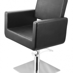 Sibel felicitas kappersstoel zwart vierkante voet