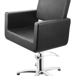 Sibel felicitas kappersstoel zwart 5 sterren voet