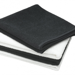 Sibel invincible katoenen handdoek 50x80cm wit