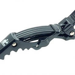 sibel strong 1xxl 2xl 1s verdeelclips zwart met gelede bek