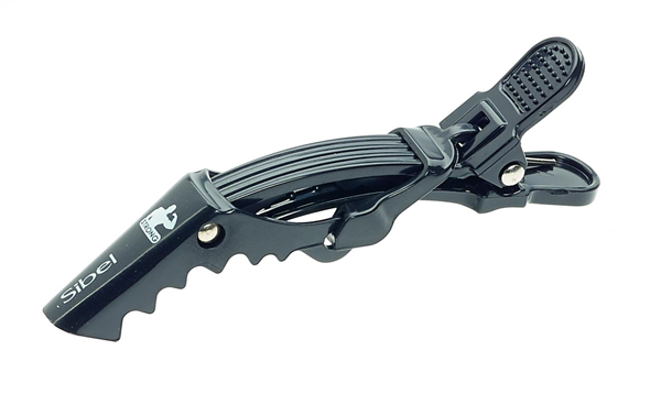 sibel strong 1xxl 2xl 1s verdeelclips zwart met gelede bek