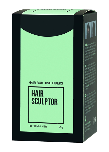 sibel hair sculptor zwart hair building fibers 25gr