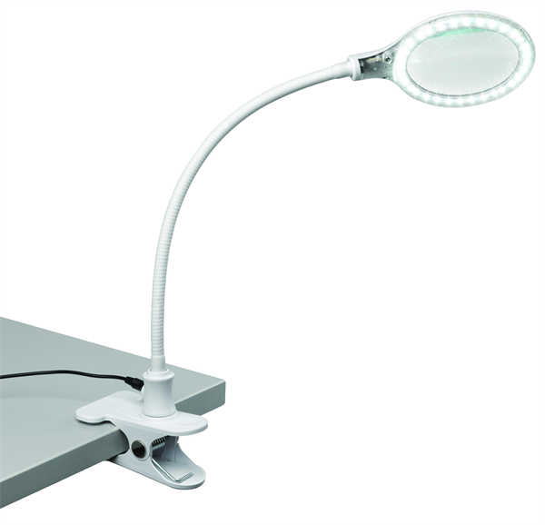 sibel clamp magnifier lamp 32 led 3d