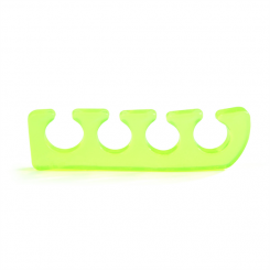 sibel silicone toe separator 2 pcs fluo green
