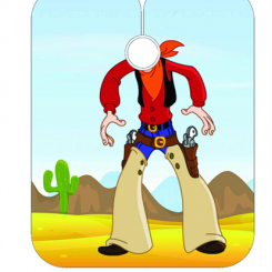 sibel cowboy-kinderkaplaken