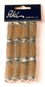 Sibel kruller metaal kort 13mm 12 stk goud