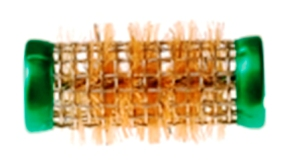 Sibel kruller metaal kort 15mm 12 stk groen