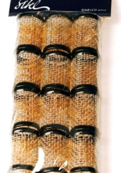 Sibel kruller metaal kort 28mm 12 stk zwart