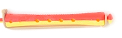 Sibel permanentkruller lang 12stk geel rood 8.5mm