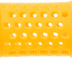 Sibel formlockkruller kort naalden 10 stk geel