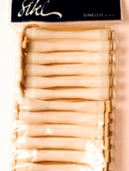 Sibel permanentkruller kort 12stk wit 9mm