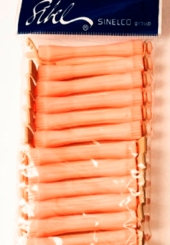 Sibel permanentkruller kort 12stk rose 10mm