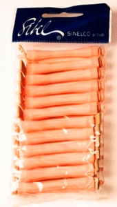 Sibel permanentkruller kort 12stk rose 10mm