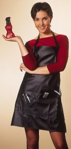 Sibel kappersschort carine zwart