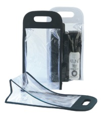 Sibel tas duo cosmetic zwart 29x15x9 cm