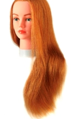 Sibel oefenhoofd july blond 45-60 cm