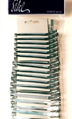 Sibel sectioning clip aluminium 6 kaarten van 6 stk