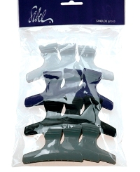 Sibel verdeelklem large 12 stk ass