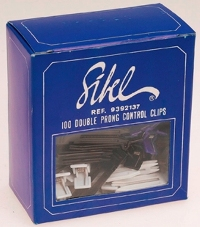 Sibel clips plastiek 100 stk